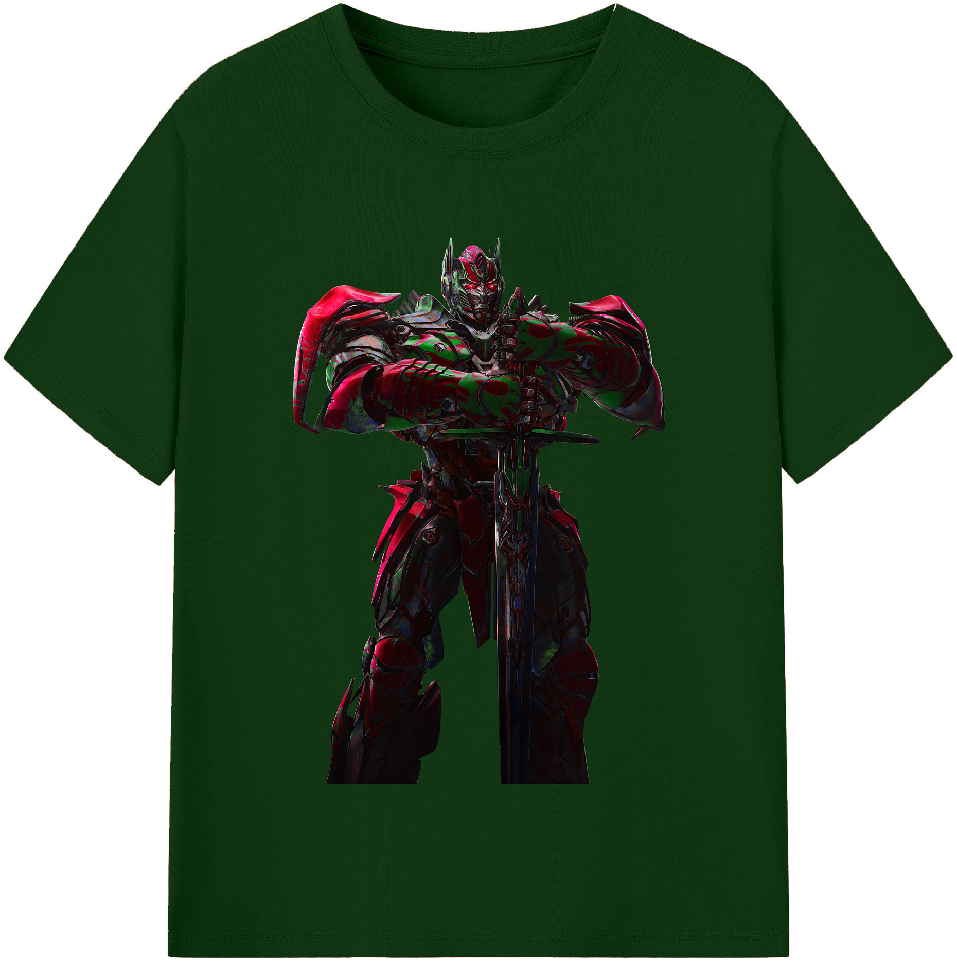 （画像用） Transformers トランスフォーマー 綿100％半袖Tシャツ（フロントプリント）